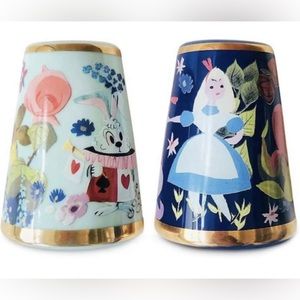 Disney Alice in Wonderland 70th anniversary edition salt and pepper shaker set